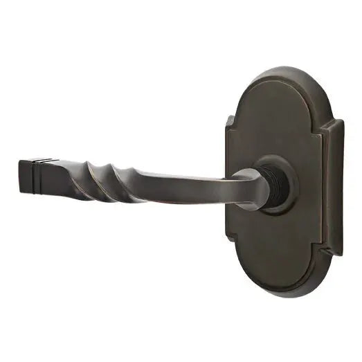 Emtek Sante Fe Lever with #8 Rose by Emtek