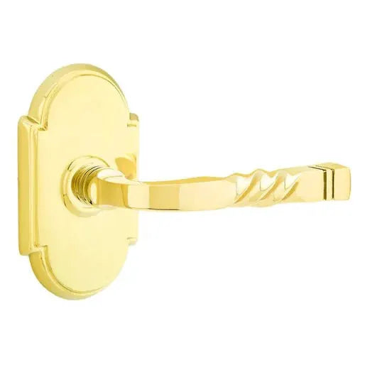 Emtek Sante Fe Lever with #8 Rose by Emtek