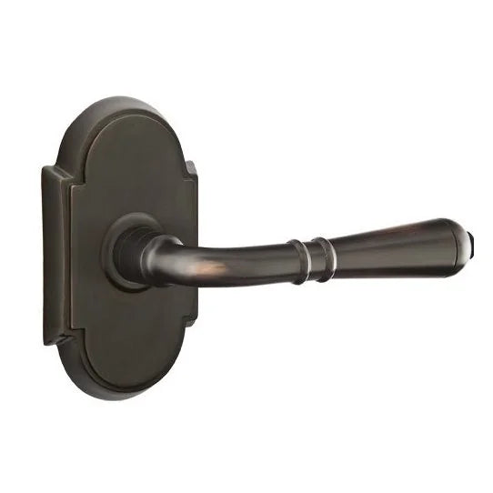 Emtek Turino Door Lever with #8 Rose by Emtek
