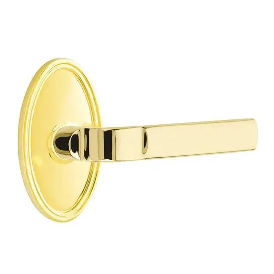 Emtek Aston Lever with Oval Rose by Emtek