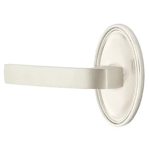 Emtek Breslin Lever with Oval Rose by Emtek