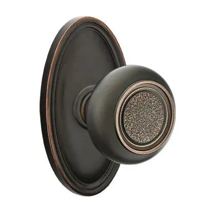 Emtek Belmont Knob with Oval Rose by Emtek