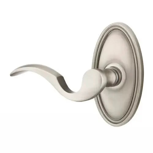 Emtek Cortina Door Lever with Oval Rose by Emtek
