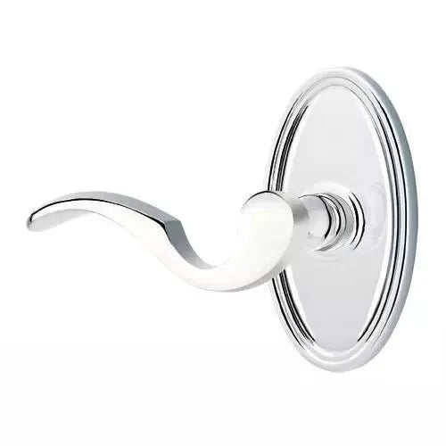 Emtek Cortina Door Lever with Oval Rose by Emtek