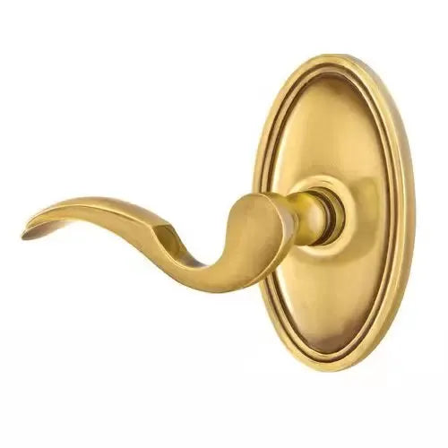 Emtek Cortina Door Lever with Oval Rose by Emtek