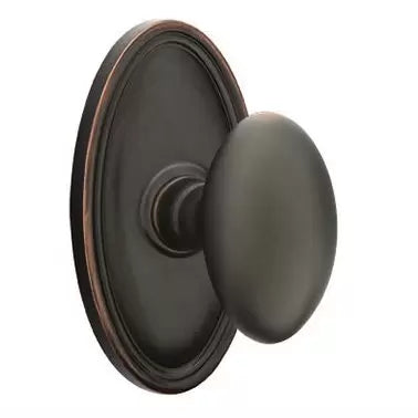 Emtek Egg Door Knob with Oval Rose by Emtek