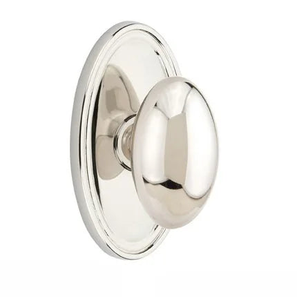 Emtek Egg Door Knob with Oval Rose by Emtek