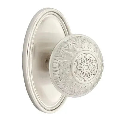 Emtek Lancaster Knob with Oval Rose by Emtek