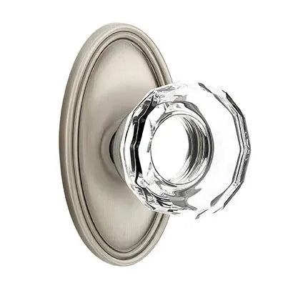 Emtek Lowell Door Knob with Oval Rose by Emtek