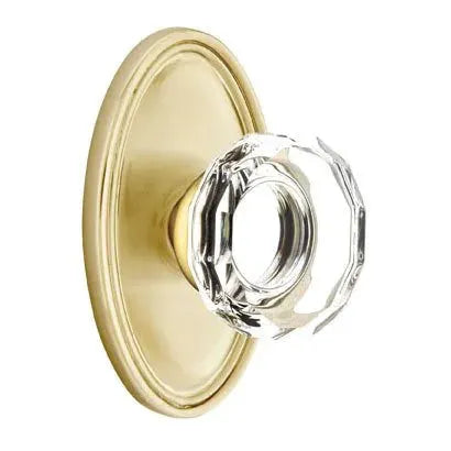 Emtek Lowell Door Knob with Oval Rose by Emtek