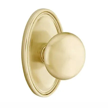 Emtek Providence Door Knob with Oval Rose by Emtek