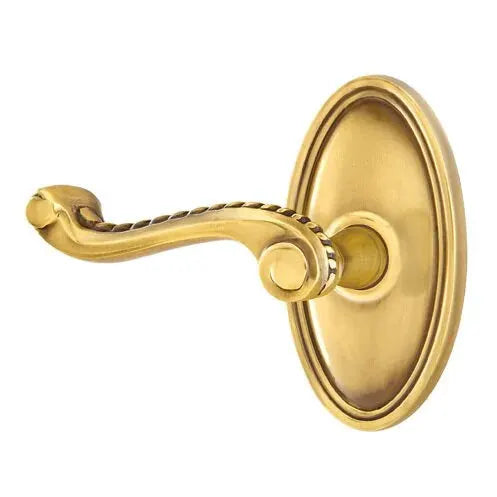Emtek Rope Lever with Oval Rose by Emtek