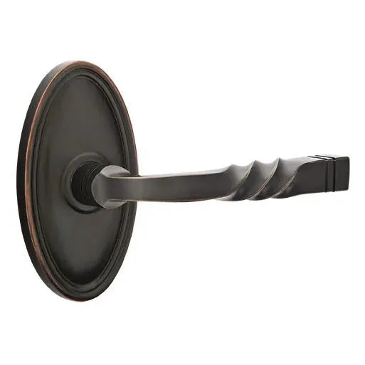 Emtek Sante Fe Lever with Oval Rose by Emtek