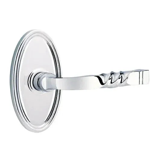 Emtek Sante Fe Lever with Oval Rose by Emtek