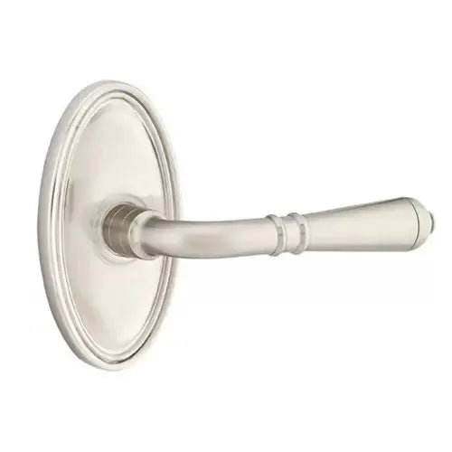Emtek Turino Door Lever with Oval Rose by Emtek