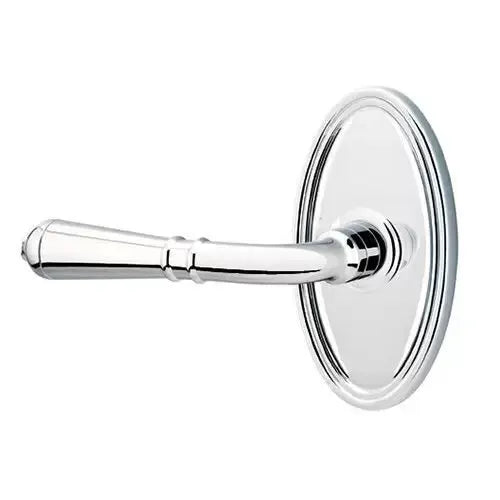 Emtek Turino Door Lever with Oval Rose by Emtek
