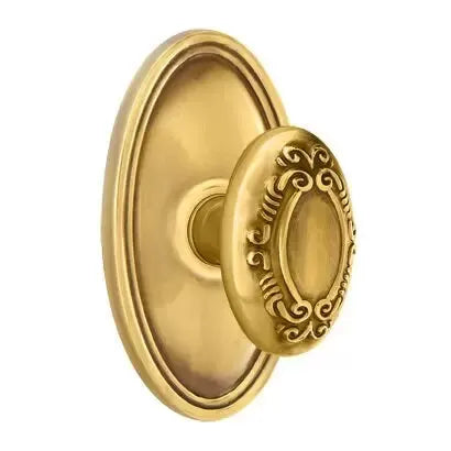 Emtek Victoria Knob with Oval Rose by Emtek