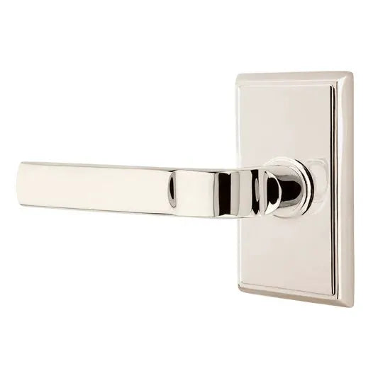 Emtek Aston Lever with Rectangular Rose by Emtek