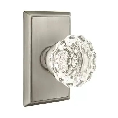 Emtek Astoria Door Knob with Rectangular Rose by Emtek