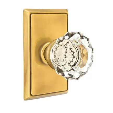 Emtek Astoria Door Knob with Rectangular Rose by Emtek