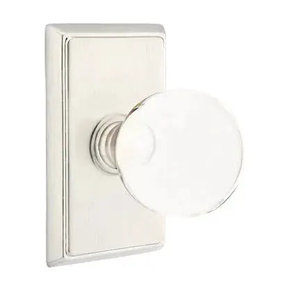 Emtek Bristol Door Knob with Rectangular Rose by Emtek