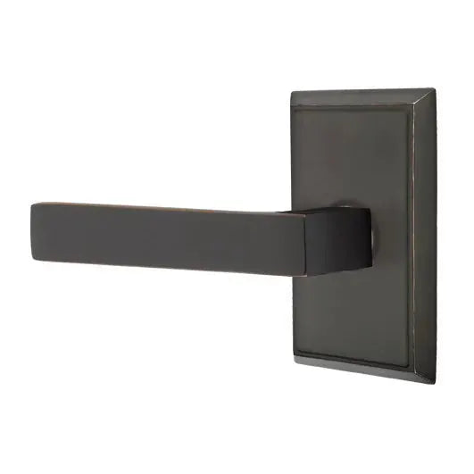 Emtek Dumont Lever with Rectangular Rose by Emtek