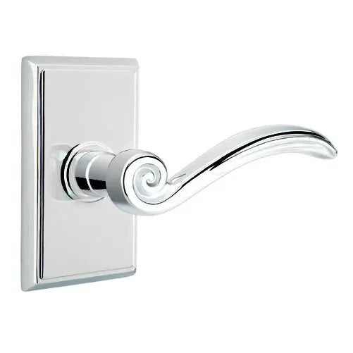 Emtek Elan Lever with Rectangular Rose by Emtek