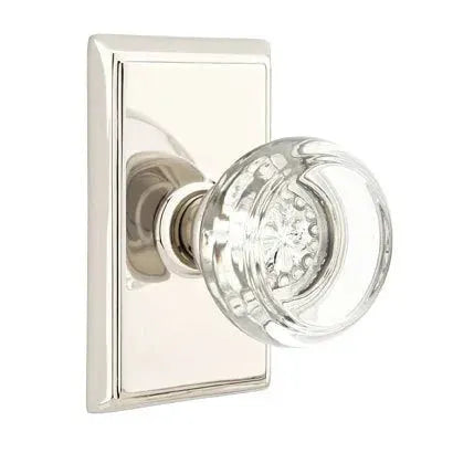 Emtek Georgetown Door Knob with Rectangular Rose by Emtek
