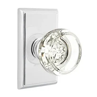 Emtek Georgetown Door Knob with Rectangular Rose by Emtek