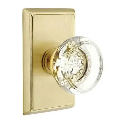 Emtek Georgetown Door Knob with Rectangular Rose by Emtek