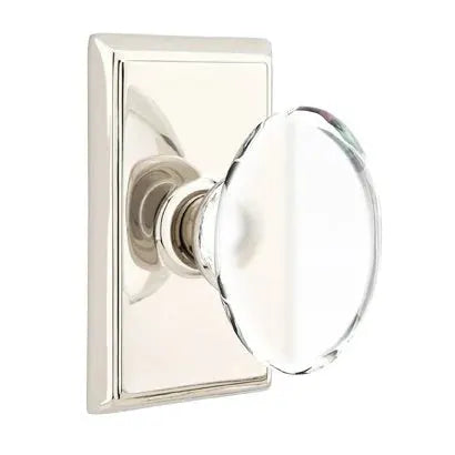 Emtek Hampton Door Knob with Rectangular Rose by Emtek
