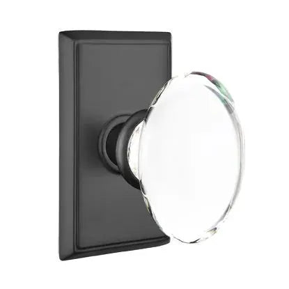 Emtek Hampton Door Knob with Rectangular Rose by Emtek