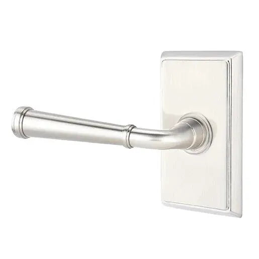 Emtek Merrimack Lever with Rectangular Rose by Emtek