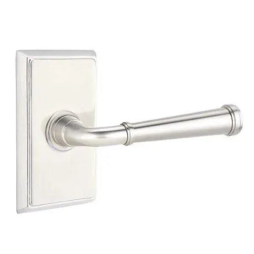 Emtek Merrimack Lever with Rectangular Rose by Emtek