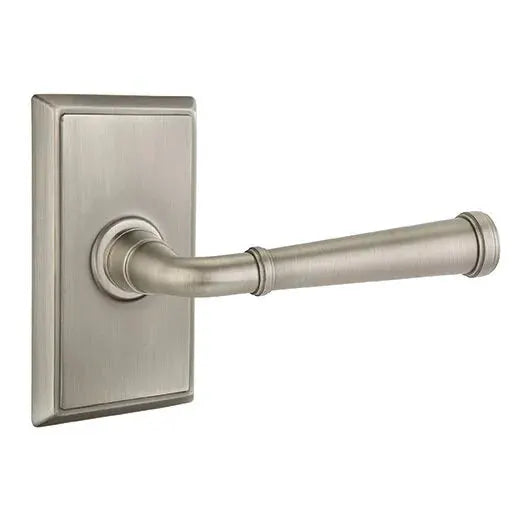 Emtek Merrimack Lever with Rectangular Rose by Emtek