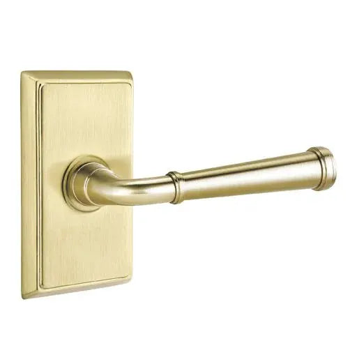 Emtek Merrimack Lever with Rectangular Rose by Emtek