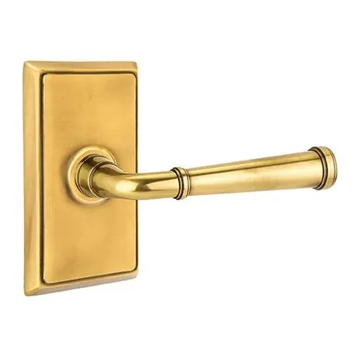 Emtek Merrimack Lever with Rectangular Rose by Emtek