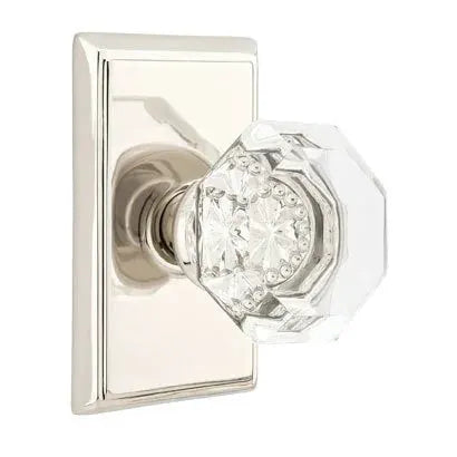Emtek Old Town Door Knob with Rectangular Rose by Emtek
