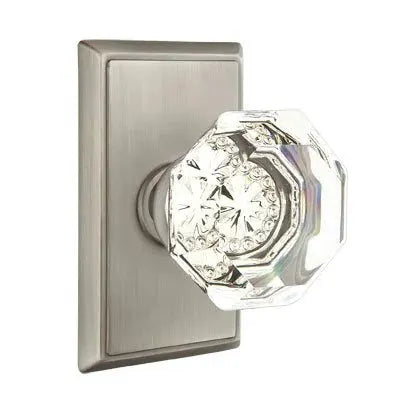 Emtek Old Town Door Knob with Rectangular Rose by Emtek