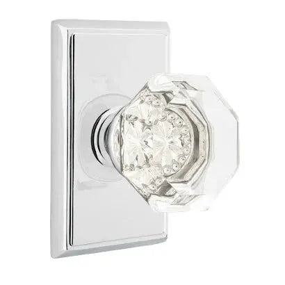 Emtek Old Town Door Knob with Rectangular Rose by Emtek