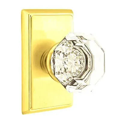 Emtek Old Town Door Knob with Rectangular Rose by Emtek