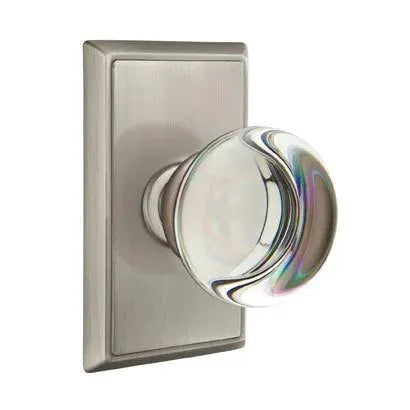 Emtek Providence Door Knob with Rectangular Rose by Emtek
