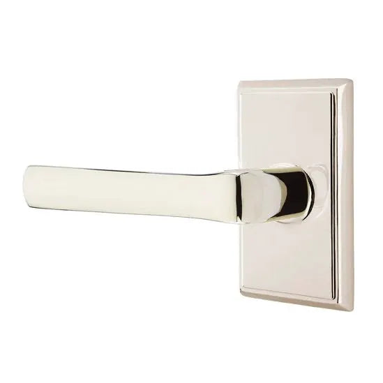 Emtek Spencer Lever with Rectangular Rose by Emtek
