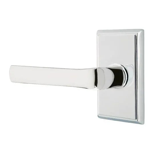 Emtek Spencer Lever with Rectangular Rose by Emtek