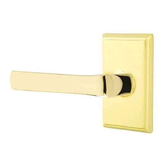 Emtek Spencer Lever with Rectangular Rose by Emtek