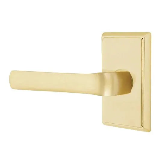 Emtek Spencer Lever with Rectangular Rose by Emtek