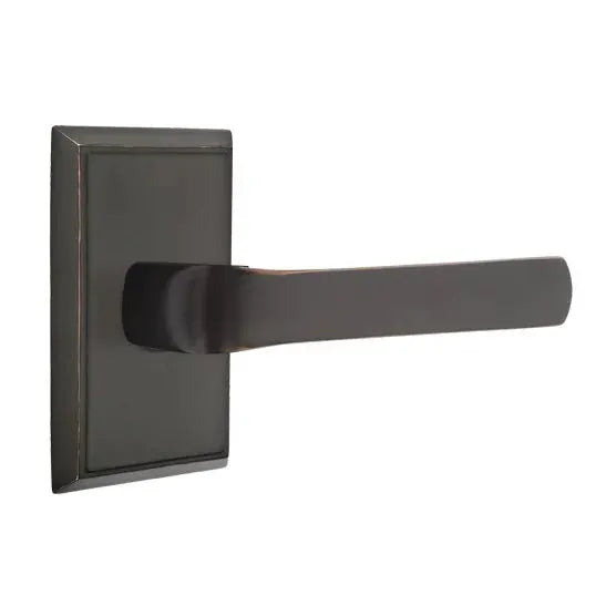 Emtek Spencer Lever with Rectangular Rose by Emtek