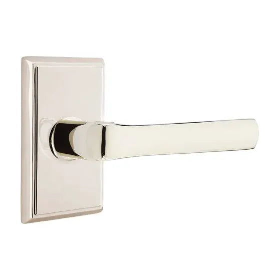Emtek Spencer Lever with Rectangular Rose by Emtek