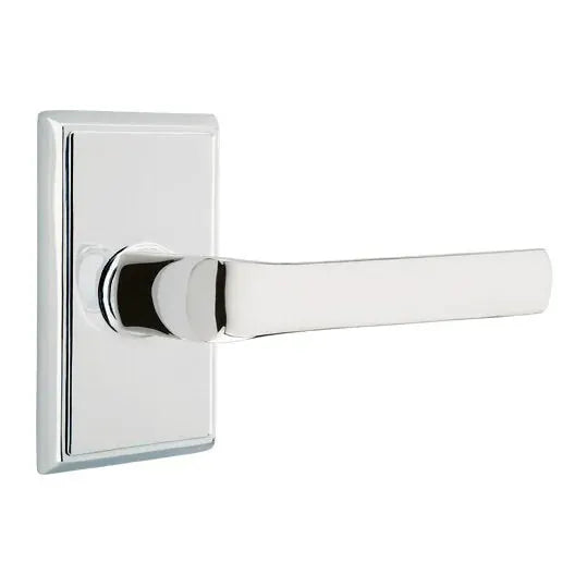 Emtek Spencer Lever with Rectangular Rose by Emtek