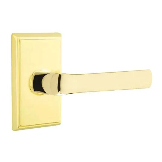Emtek Spencer Lever with Rectangular Rose by Emtek